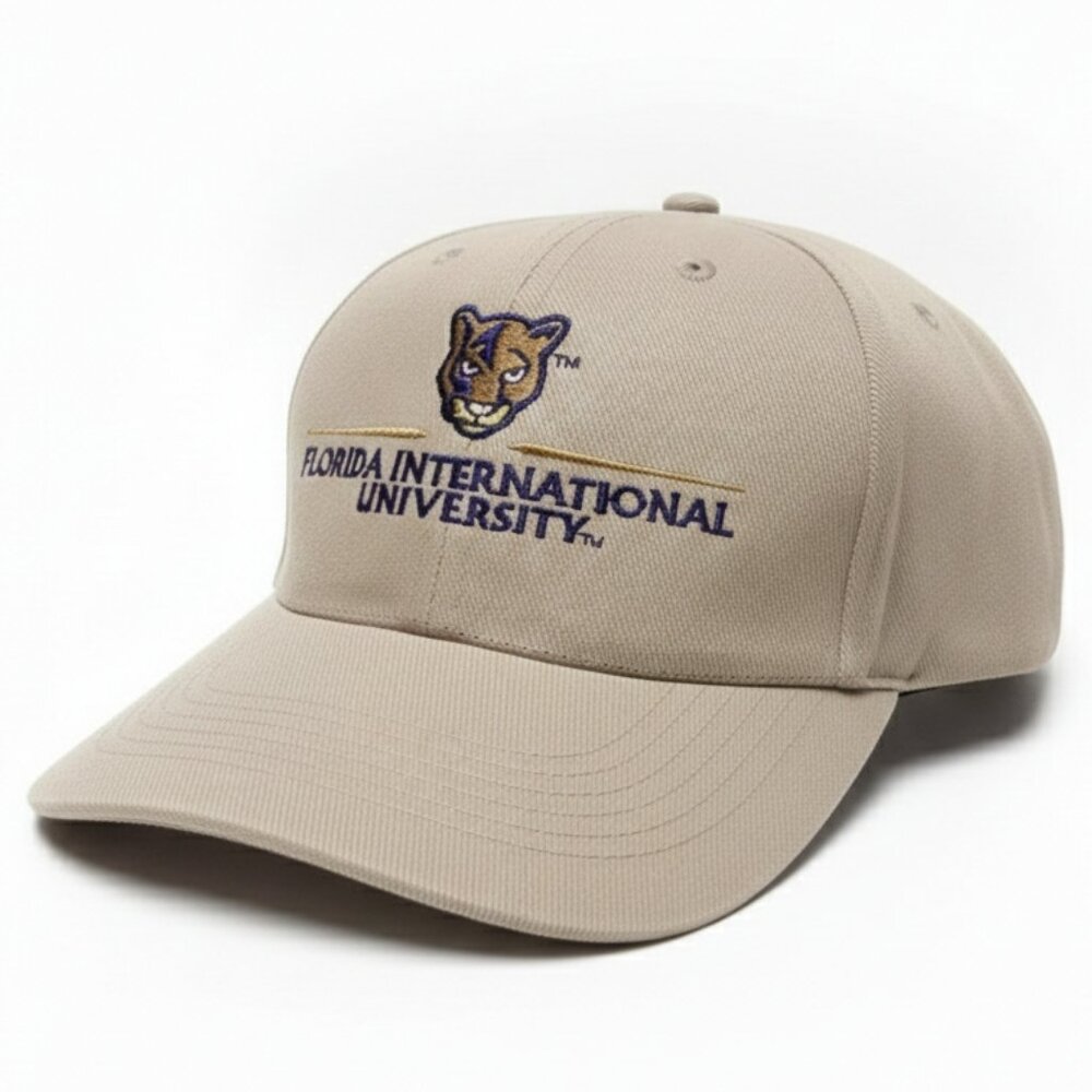 Florida International University Panthers NCAA Adjustable Tan Hat NEW